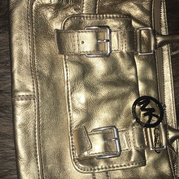 MK Gold/Silver Tone Purse - Picture 2 of 8
